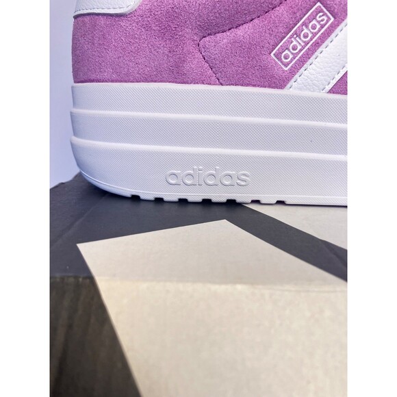 Adidas VL Court Women's Size 10 Athletic Shoes Lilac w/ White Casual Sneakers - Picture 6 of 6